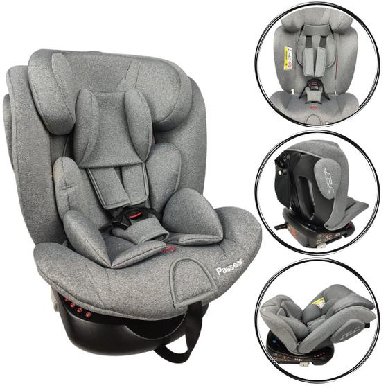 Imagem de Cadeirinha Para Carro Cadeira Infantil com Reclinável Isofix