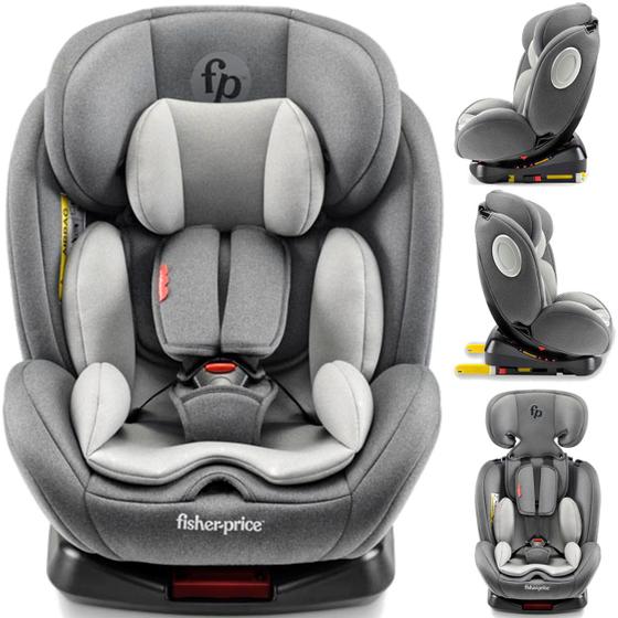 Cadeirinha Para Carro Fisher Price Snugfix 360º Preta Cinza 0 a 36 Kg ...