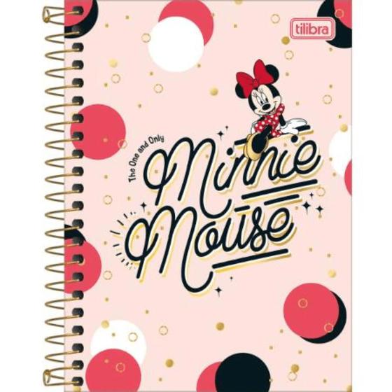 Imagem de Caderneta 1/8 Capa Dura 80 Folhas Minnie Mouse The One - Tilibra