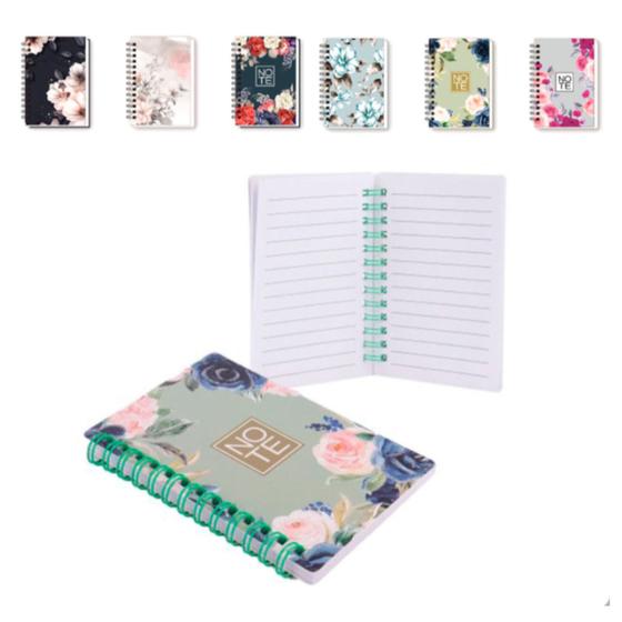 Imagem de Caderneta personalizada com flores ou mãe com 80 folhas - mini caderno presente dia das mães