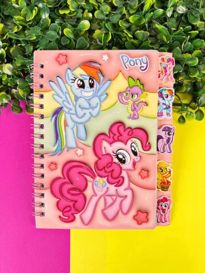 Imagem de Caderneta Personalizada My Little Pony Capa Dura QB-T1588