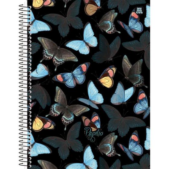 Imagem de Caderno 01X1 Capa Dura Papilio Holografico 80F