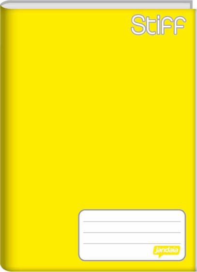 Imagem de Caderno 1/4 brochura cd 96fls amarelo stiff jandaia