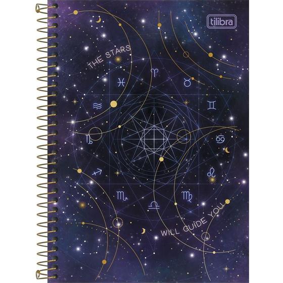 Imagem de Caderno 1/4 Espiral 80 Folhas Magic Capa 3 - Tilibra