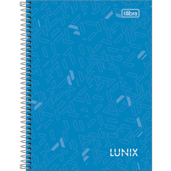 Imagem de Caderno 1/4 Lunix 80 Folhas Espiral - Tilibra