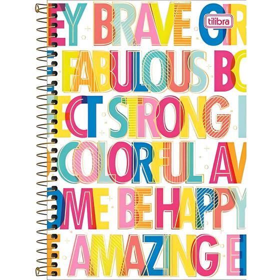 Imagem de Caderno 1/8 Tilibra Be Nice 80 Folhas - Diversas Capas