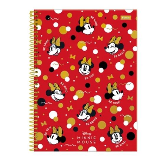Imagem de Caderno 1 Matéria 80 Folhas Minnie Mouse - Foroni