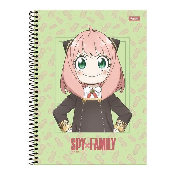 Imagem de Caderno 1 Matéria 80Fls Spy X Family Anya Foroni