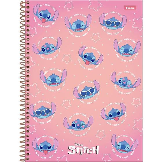 Imagem de Caderno 10 Materia Stitch 160 Folhas luxo licenciado