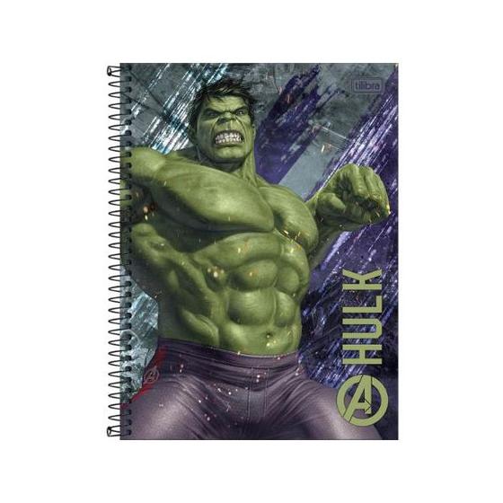 Imagem de Caderno 10 MatErias Avengers 160 Folhas Tilibra