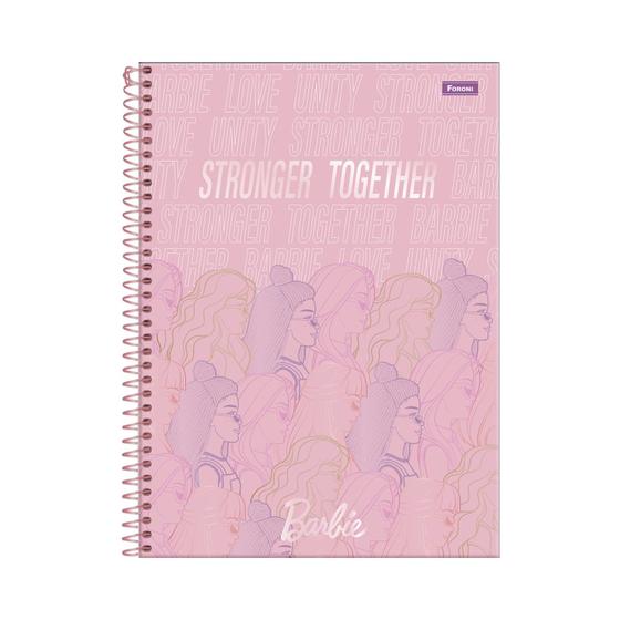 Imagem de Caderno 10 MatErias Barbie Teen 160 Folhas Foroni