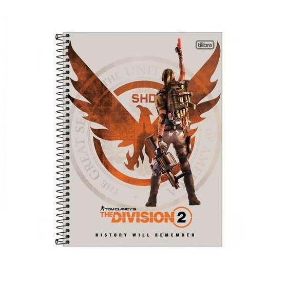 Imagem de Caderno 10 Materias The Division 2 160 Folhas Tilibra