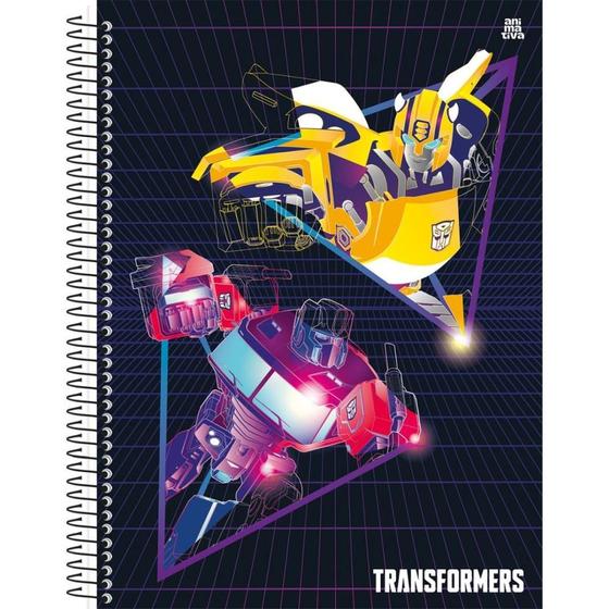 Imagem de Caderno 10X1 Capa Dura Transformers 160F