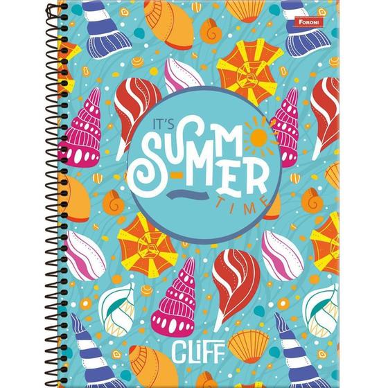 Imagem de Caderno 12X1 Capa Dura CLIFF Feminino 192FLS.