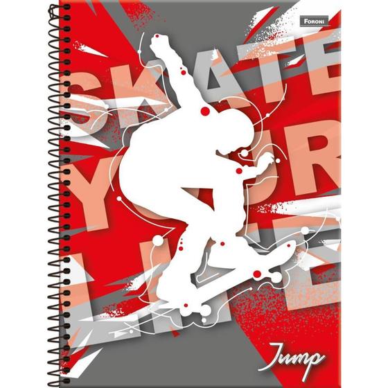 Imagem de Caderno 12X1 Capa Dura JUMP 240 Folhas Pacote com 04