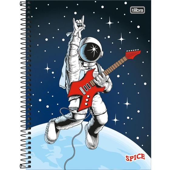 Imagem de Caderno 12X1 Capa Dura Spice Masculino 192 Folhas Pacote com 04