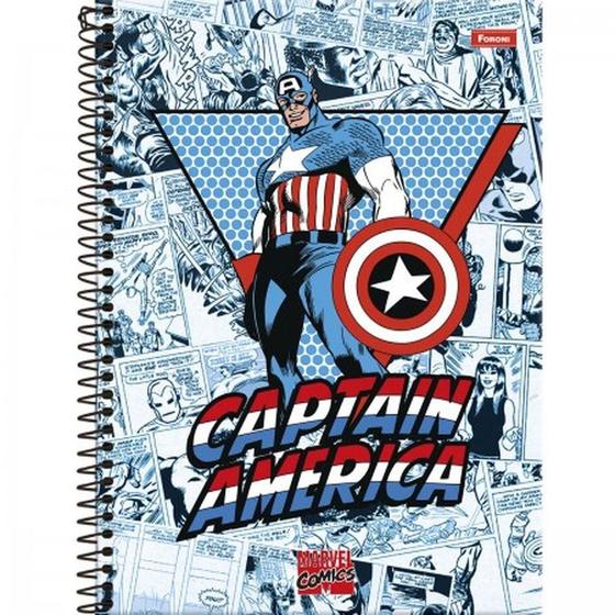 Imagem de Caderno 1x1 Univ. Marvel Comics 80FLS 33.6840-7 Capa3-Foroni