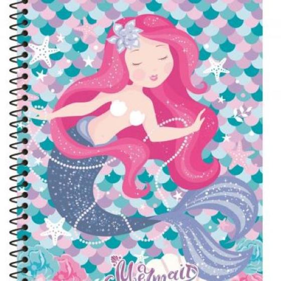 Caderno 20 matérias 400 folhas com arame feminino - TROPPO - Caderno ...