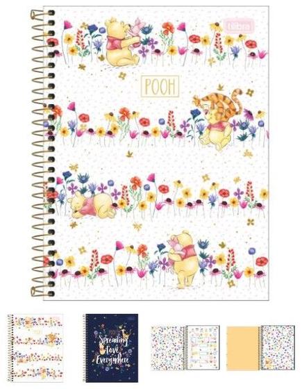 Imagem de Caderno 80 cd colegial pooh tilibra 2929