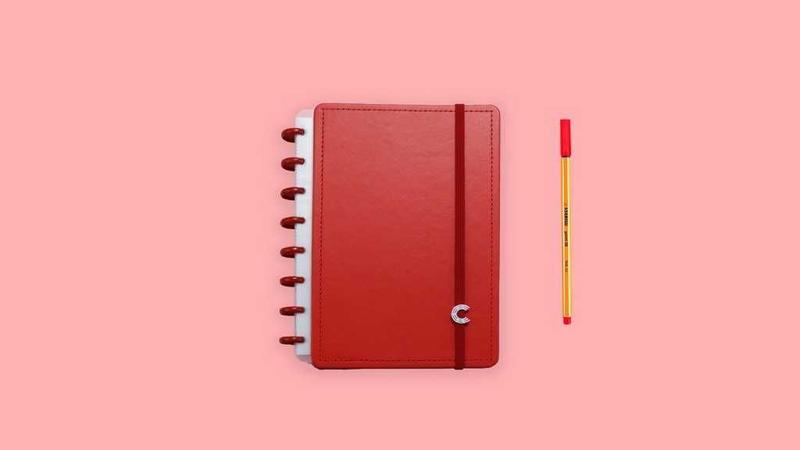 Imagem de Caderno a5 all red caderno inteligente