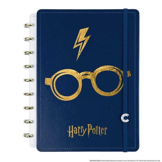 Imagem de Caderno a5 ci by harry potter azul caderno inteligente