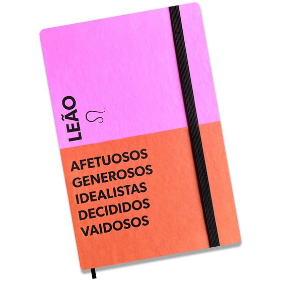 Imagem de Caderno A5 - Signos - Caderno Pautado - 60 folhas 120 páginas - Leão