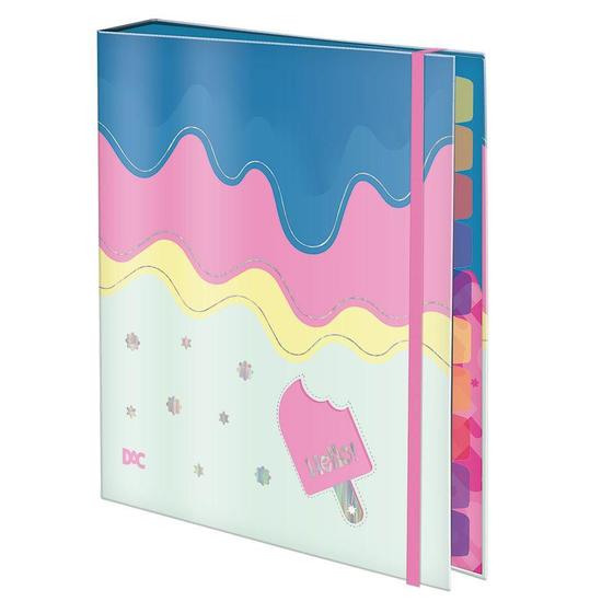 Imagem de Caderno Argolado Colegial Hello 48 Folhas 4066 - DAC