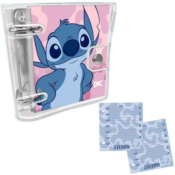 Imagem de Caderno Argolado Mini - Stitch - 80 Folhas - 4664 - Dac