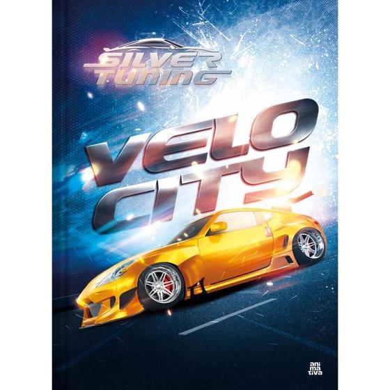 Imagem de Caderno Brochura 1/4 Capa Dura Silver Tuning 80 Folhas - Pacote com 05 Unidades