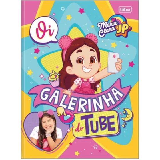 Imagem de Caderno Brochura 1/4 Maria Claro e JP C/80 Folhas - Tilibra