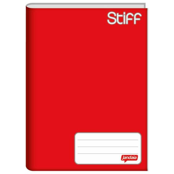 Caderno Brochura 1/4 Stiff Vermelho 96 Folhas Jandaia Menor preço em Caderno Brochura 1/4 Stiff Vermelho 96 Folhas Jandaia