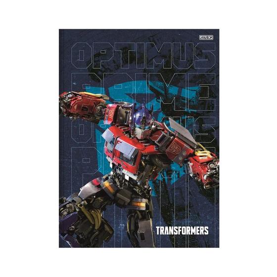 Imagem de Caderno Brochura 1/4 Transformers - Optimus Prime - 80 folhas - São Domingos