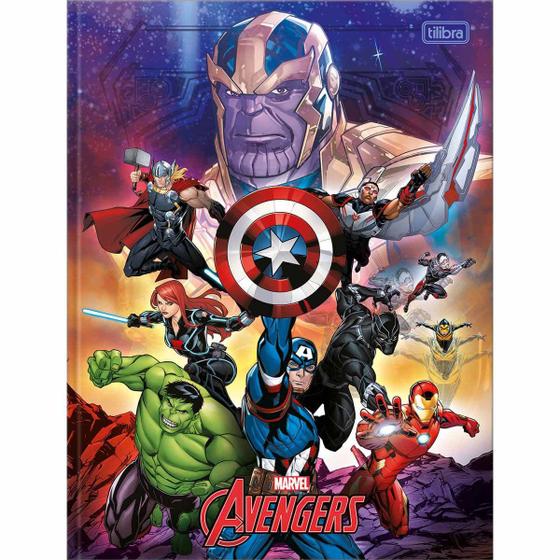 Imagem de Caderno brochura 48 fls Avengers Tilibra