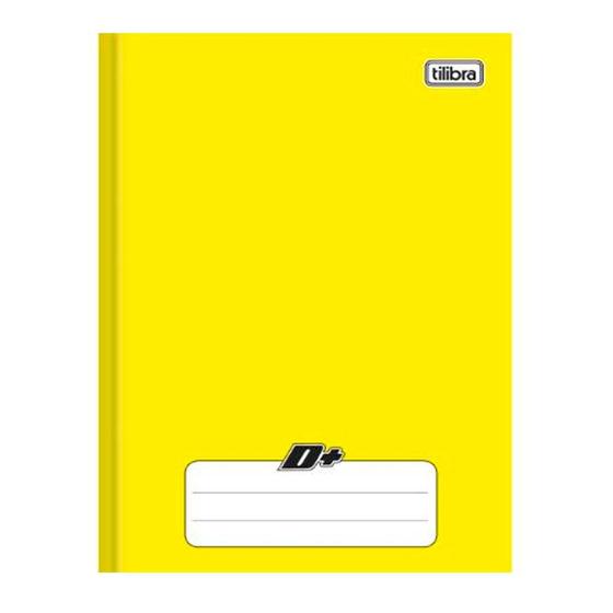 Imagem de Caderno Brochura Capa Dura 1/4 Dmais Amarelo 48Fls Tilibra