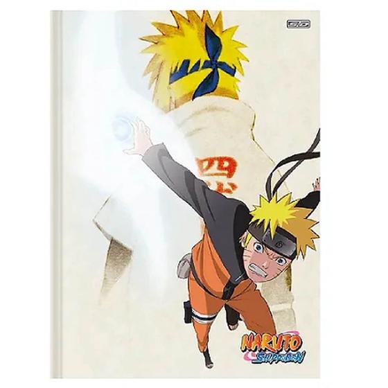 Imagem de Caderno Brochura Capa Dura Pequeno Naruto 80 Folhas São Domingos