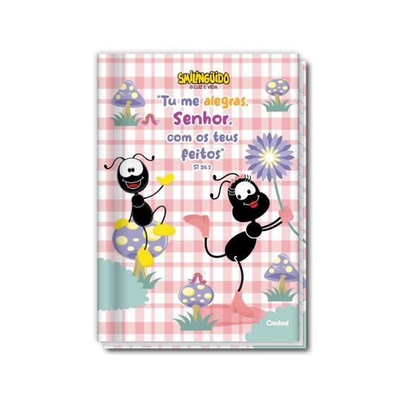 Imagem de Caderno Brochura Credeal 1/4 Smilinguido 80Fls Capa Dura