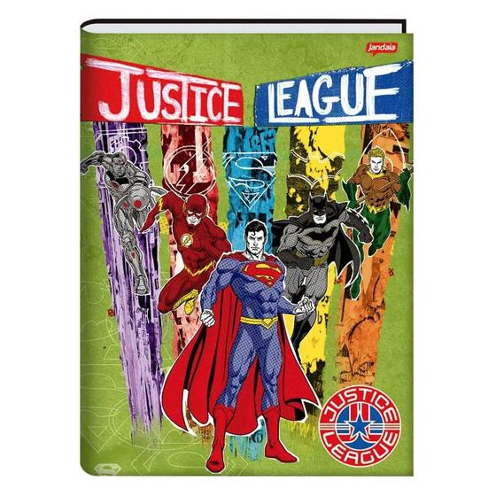 Imagem de Caderno Brochura Liga Da Justiça 80 folhas- Jandaia 