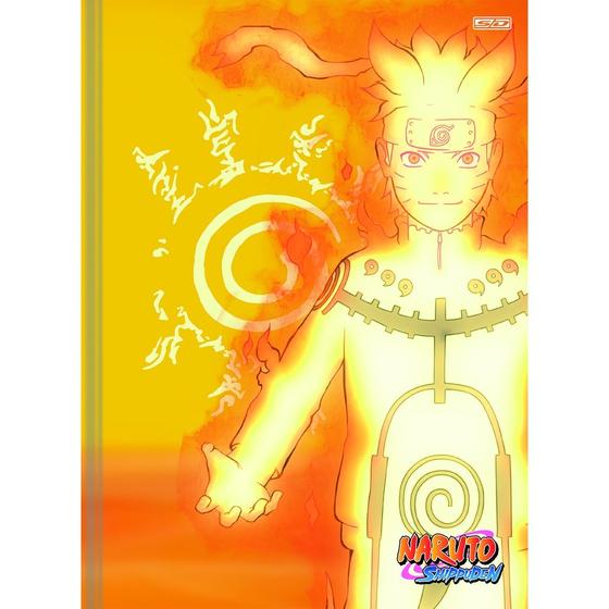 Imagem de Caderno Brochura Naruto Shippuden Amarelo - 80 Folhas - São Domingos