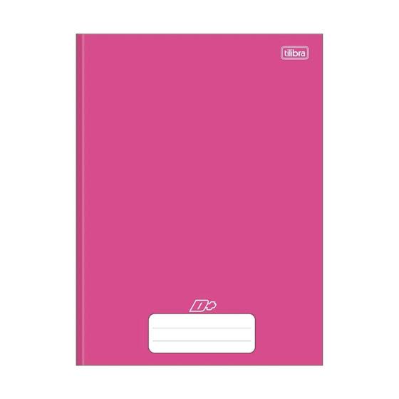 Imagem de Caderno brochura pequeno 1/4 96 folhas rosa kit com 2