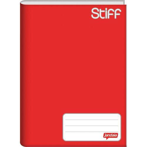 Imagem de Caderno Brochura Tamanho 1/4 Stiff Vermelho 96 Folhas Jandaia