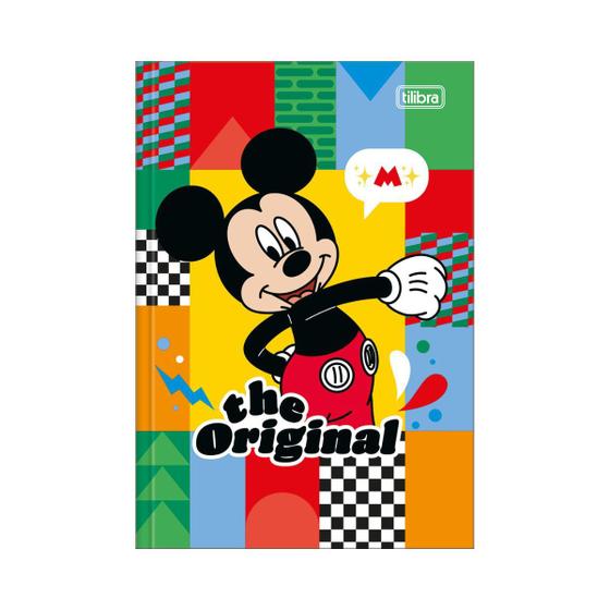 Imagem de Caderno Brochura Tilibra 1/4 Mickey 1 Matéria 80 Folhas Capa Dura