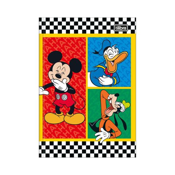 Imagem de Caderno Brochura Tilibra 1/4 Mickey 1 Matéria 80 Folhas Capa Dura