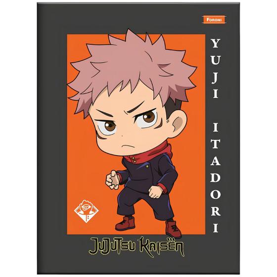 Imagem de Caderno Brochura Universitário Foroni 80 Folhas Jujutsu Kaisen Sortido