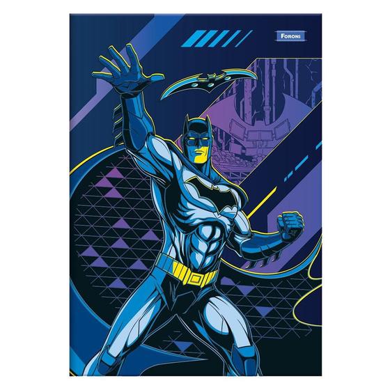 Imagem de Caderno Brochurão 80fls Batman Batrangue Azul Foroni