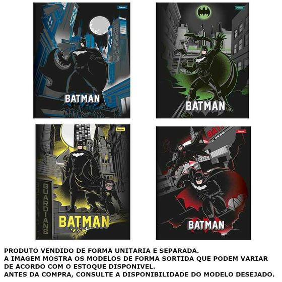 Imagem de Caderno brochurao batman 80 folhas - foroni