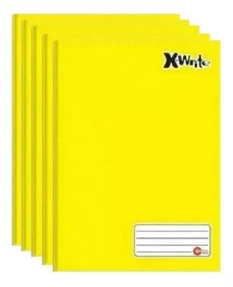 Imagem de Caderno Brochurão Capa Dura Costurado 96 folhas KIT 5 unids.