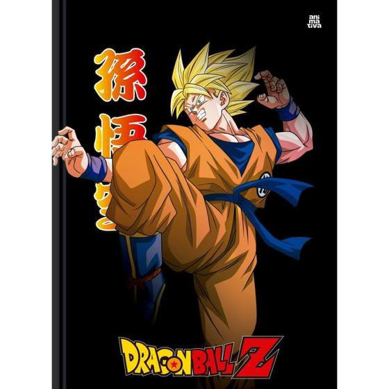 Imagem de Caderno Brochurão Capa Dura Dragon BALL Z 80 Folhas - Pacote com 5 Unidades