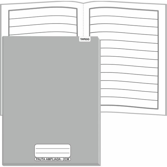 Imagem de Caderno Brochurao Capa Dura Pauta Ampliada 96 Folhas PCT.C/05
