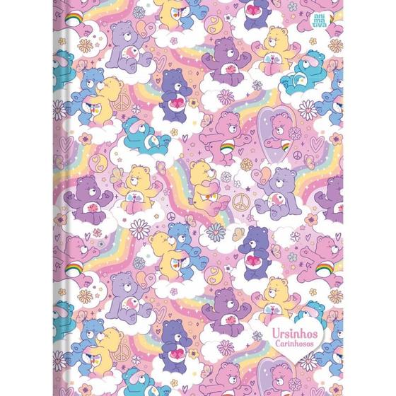 Caderno Brochurão Capa Dura Ursinhos Carinhosos 80 Folhas com Adesivos Pacote com 5 - SD Animativa Imagem de Caderno Brochurão Capa Dura Ursinhos Carinhosos 80 Folhas com Adesivos Pacote com 5