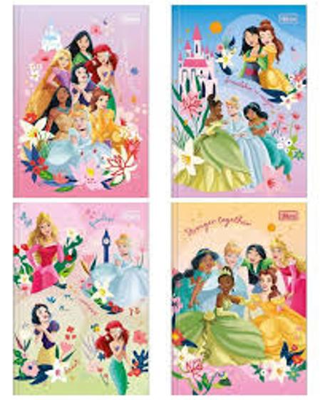 Imagem de Caderno Brochurao CD 80 Folhas Princesas Tilibra